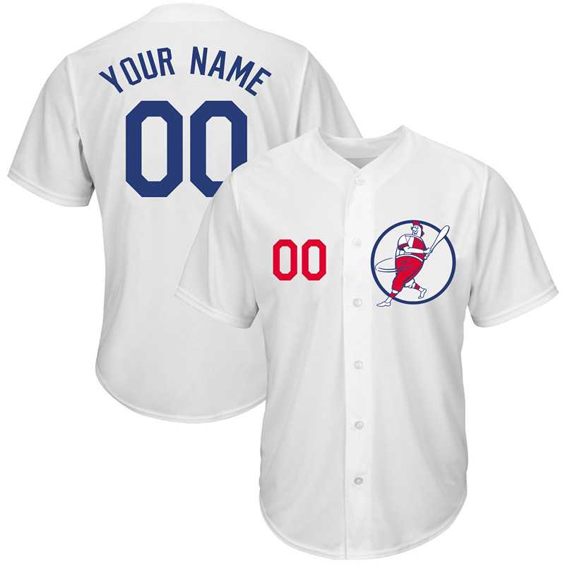 Dodgers White Customized Cool Base New Design Jersey,We sell and wholesale Dodgers White Customized Cool Base New Design Jersey on line form chian!